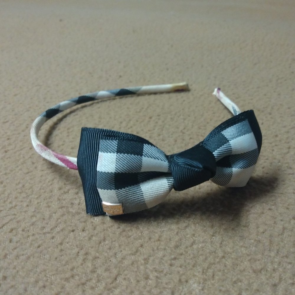 ❤️Vintage FASHION Nova Check Bow Headband